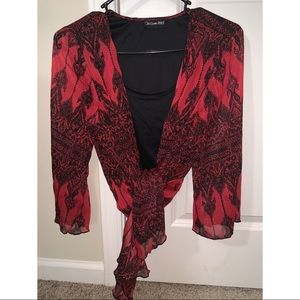 90s grunge vintage flowy top